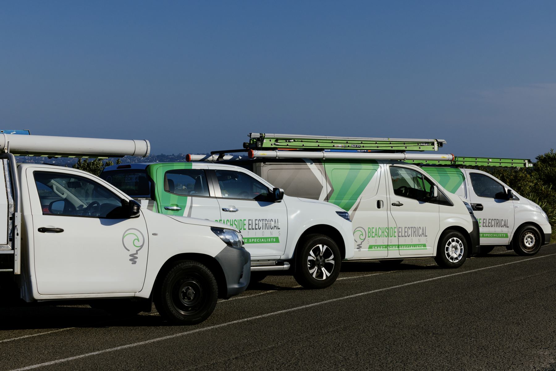 BSES vehicles lined up